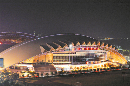 東新區(qū)夜色璀璨，如詩如畫